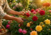 Cum se îngrijesc trandafirii vara pentru o înflorire spectaculoasă. Greșeli care pot reduce numărul florilor Trandafiri în plină înflorire și lucrări de îngrijire efectuate vara în grădină