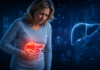 10 semne că ficatul tău ar putea avea nevoie de ajutor. Multe persoane le ignoră până când apar probleme serioase Femeie prezentând simptome sugestive pentru o problemă hepatică pe fundal medical
