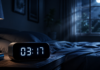 Te trezești des între orele 2 și 4 dimineața? Iată care pot fi cauzele Ceas digital indicând ora 03:17 noaptea într-un dormitor întunecat, reprezentând trezirile nocturne frecvente