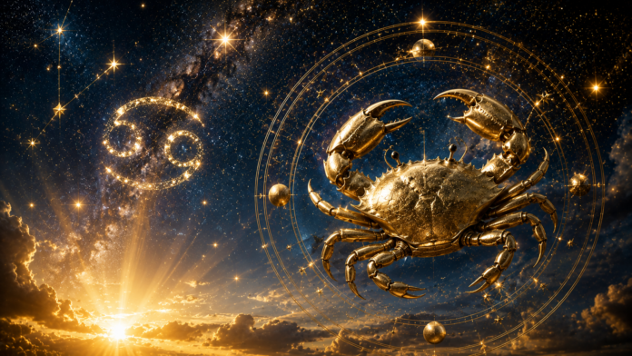 rac-vara-2026.jpg Simbolul zodiei Rac într-un decor astrologic care sugerează o perioadă favorabilă
