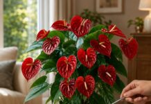 Anthurium înflorește aproape tot anul dacă respecți aceste 7 reguli simple de îngrijire