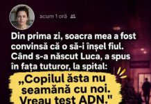 Soacra mea a insistat să facem test ADN nepotului, sigură că nu e al fiului ei. Când au venit rezultatele, ea a fost cea care a leșinat