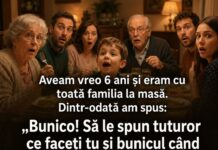 Secretul pe care l-am spus din greșeală la masa în familie