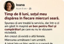 Soțul meu dispărea în fiecare miercuri. L-am urmărit crezând că mă înșală — iar în apartamentul acela am găsit o fotografie cu mine