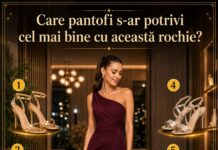 Care pantofi s-ar potrivi cel mai bine cu această rochie? Alegerea ta poate spune ceva despre stilul tău