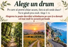 Alege un drum și află ce schimbare îți dorești în secret în viața ta