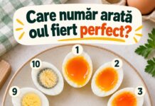 Care număr arată oul fiert perfect? Iată ce înseamnă fiecare etapă de fierbere