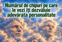 Câte chipuri vezi printre nori? Numărul pe care îl observi prima dată ar putea spune ceva interesant despre tine