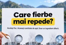 Care fierbe mai repede: Apa cu sare, Apa plată sau Apa cu gheață? Răspunsul nu este chiar cel intuitiv